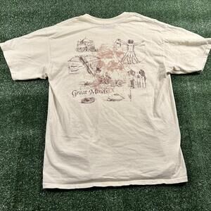 Vintage Graphic T-Shirt with Great Minds Print. Size m